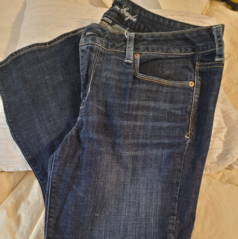 American Eagle skinny kick jeans